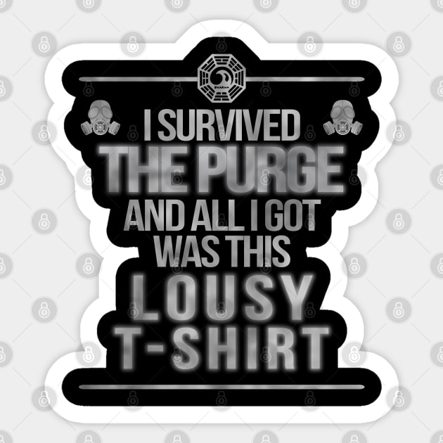 The Purge Sticker by JohnLucke